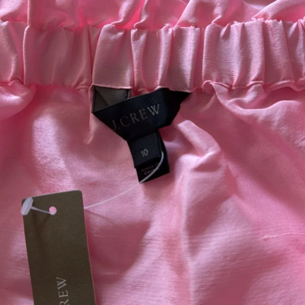 NWT J.Crew off-the-shoulder top in silk shantung Size 10 - Picture 8 of 8